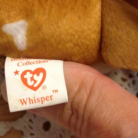 Ty Beanie Whisper the Deer Fawn - vintage, 1997 With Errors - Picture 7 of 7
